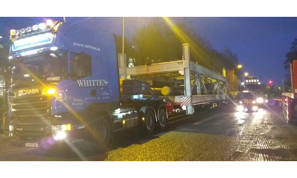 Whitten Road Haulage - Ringaskiddy to Kildare 24m long * 4.6m wide