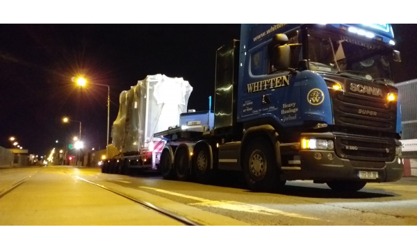 Whitten Road Haulage - Transformer from Dublin Port to Meenbog
