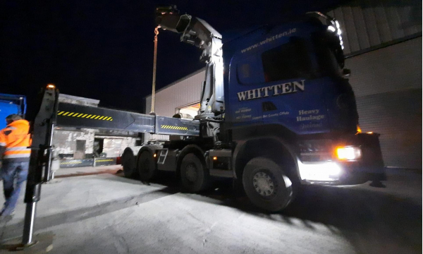 Whitten Road Haulage - HiAb lift and transport of 3 tanks
