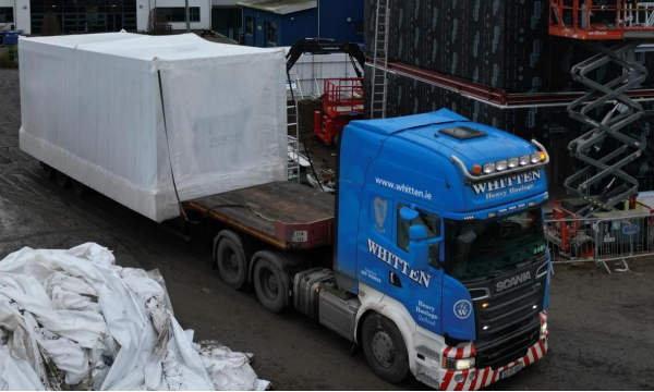 Whitten Road Haulage - Module Transport for new building