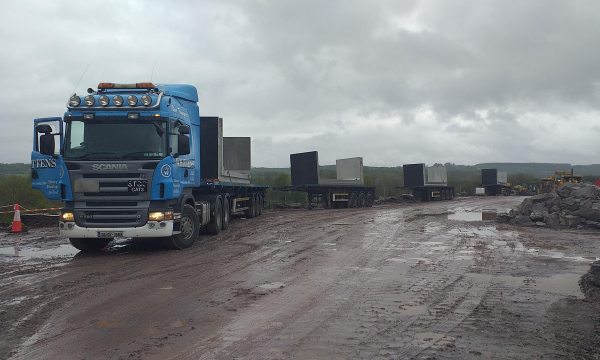 Whitten Road Haulage - Concrete Portals for Macroom Bypass