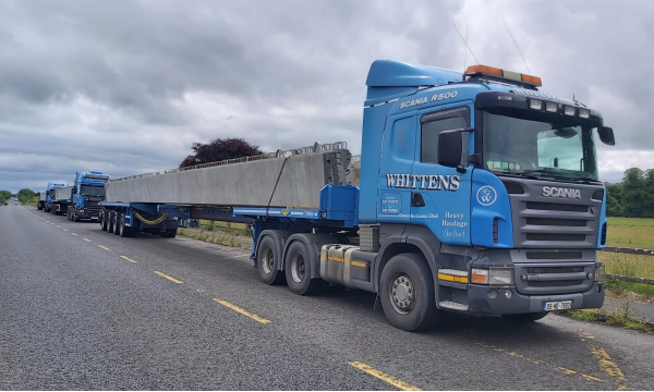 Whitten Road Haulage - Delivery of 15 beams in a day