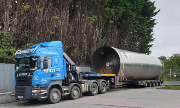 Whitten Road Haulage - 3.5m wide silo Germany to Dungannon