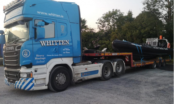 Whitten Road Haulage  - 3m wide boat to Fecamp, France